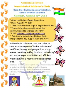 Nandalala Children’s Club-OpenDay-Aug2014