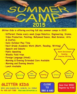 summer camp flyer