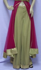 Velvet Jacket Anarkali Set