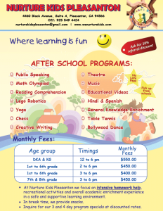 After School Program 2015-2016