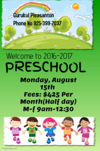 pre school 2016-17