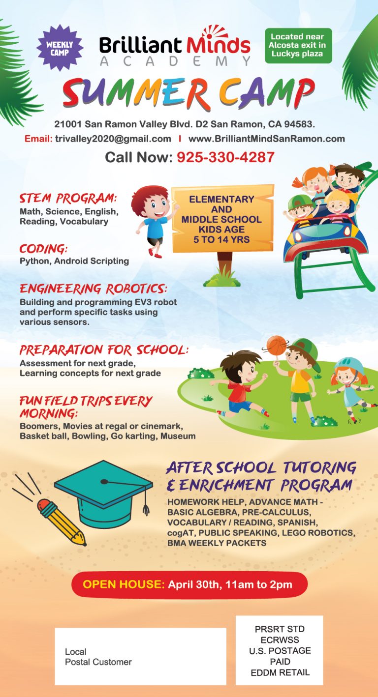 Summer camp and after school program Connecting people in San Ramon