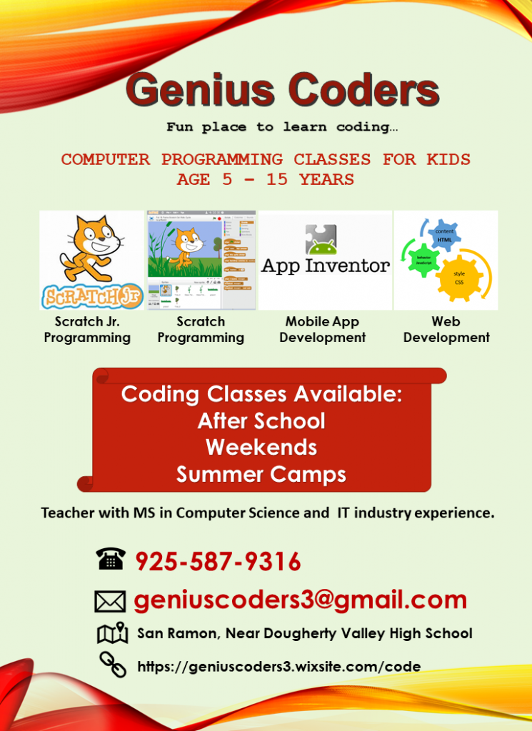 Computer Coding Classes for Kids | Connecting people in San Ramon ...