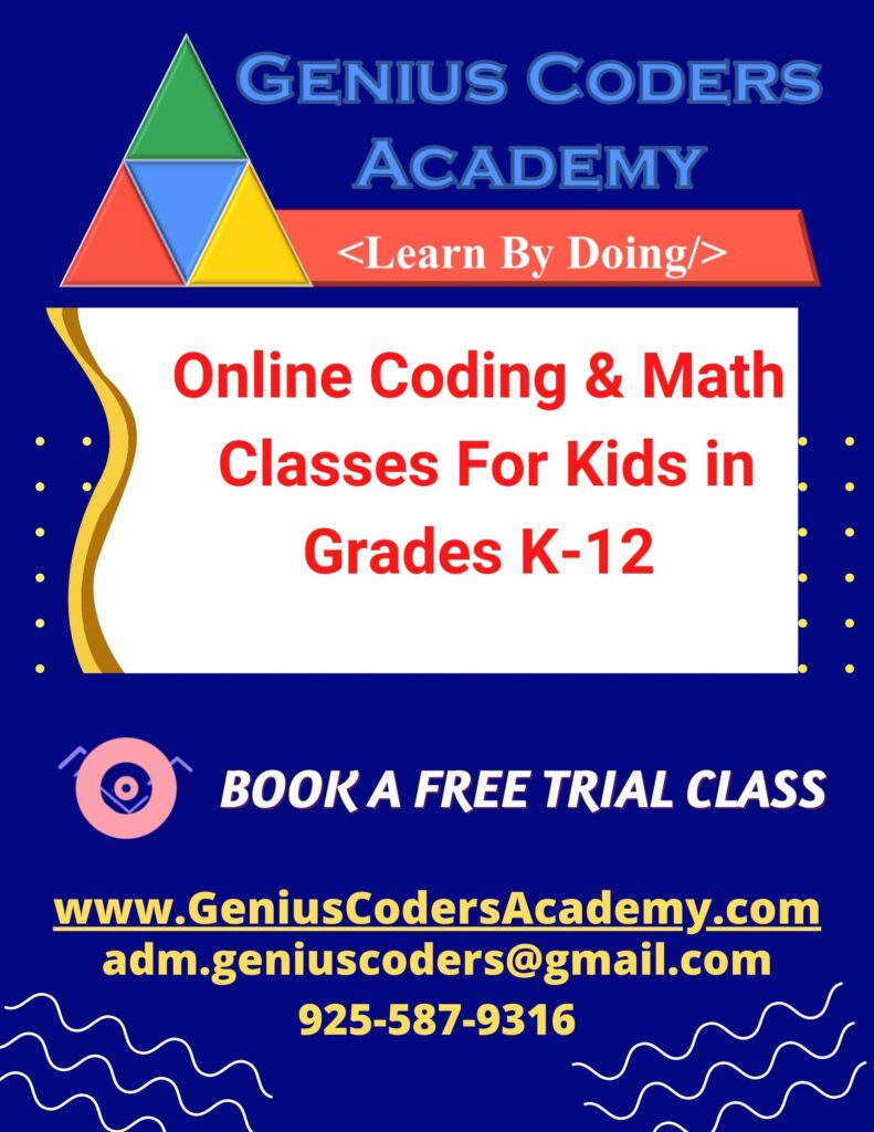 Math and Coding Classes for kids (Grades k-12) | Connecting people in ...