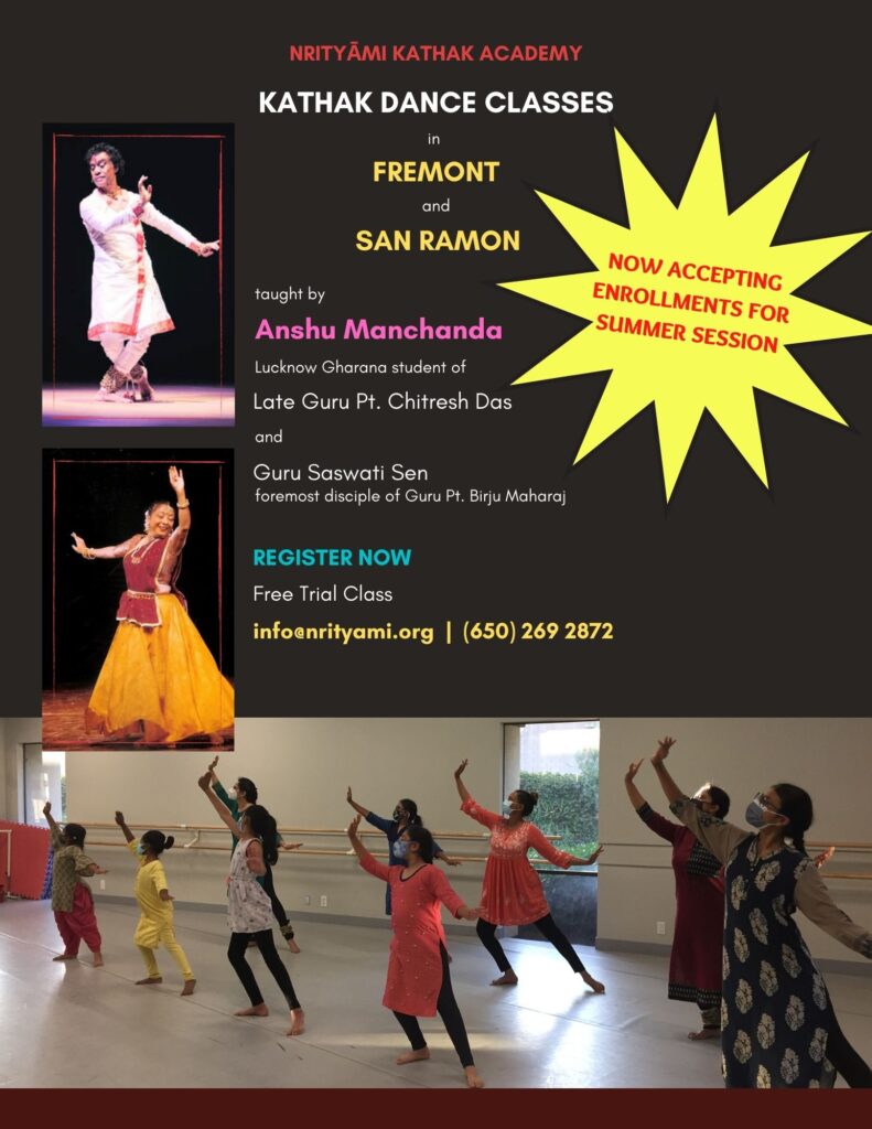 Kathak Dance Classes in Fremont and San Ramon Connecting people in